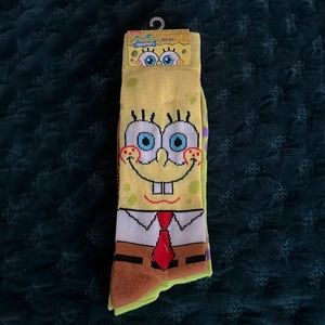 Nickelodeon Sponge Bob and Patrick 2 Pairs Socks Mens Size 6-12
